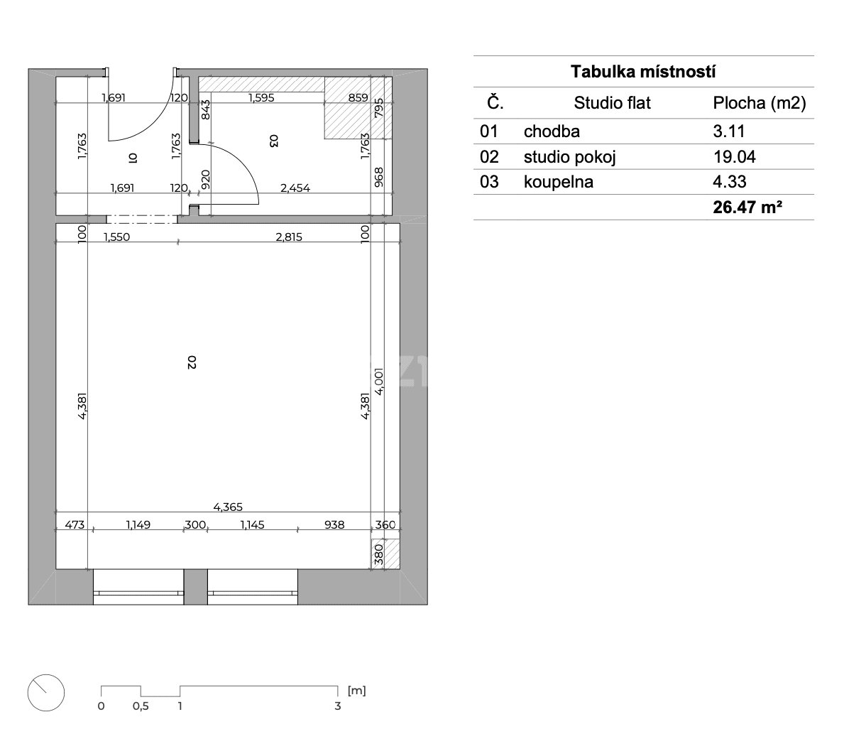 Pronájem bytu 1+kk 27 m², Perucká, Praha, Praha Pronájem bytu 1+kk 27 m², Perucká, Praha, Praha