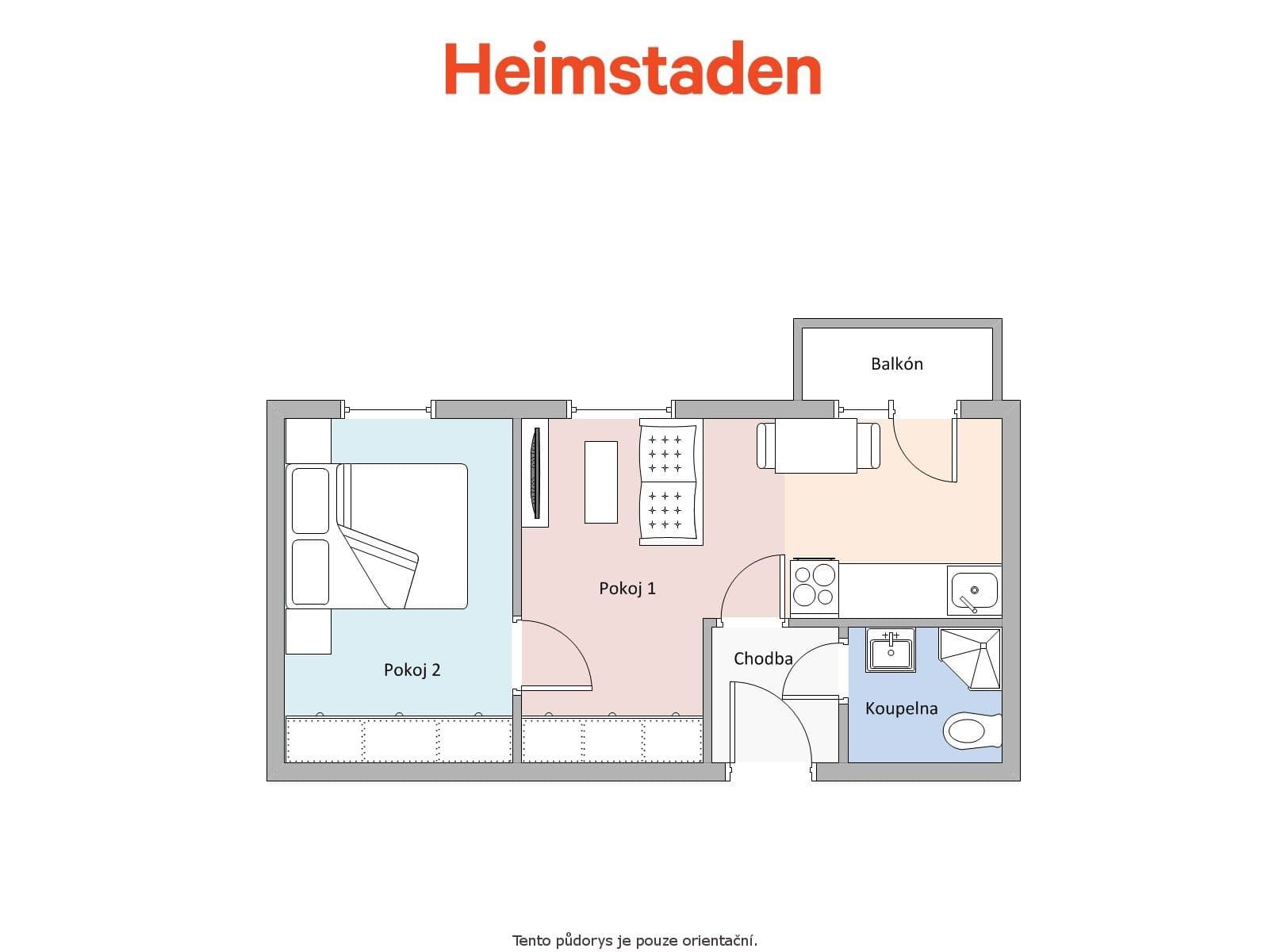 Pronájem bytu 2+kk 37 m², Klimšova, Havířov, Moravskoslezský kraj Pronájem bytu 2+kk 37 m², Klimšova, Havířov, Moravskoslezský kraj