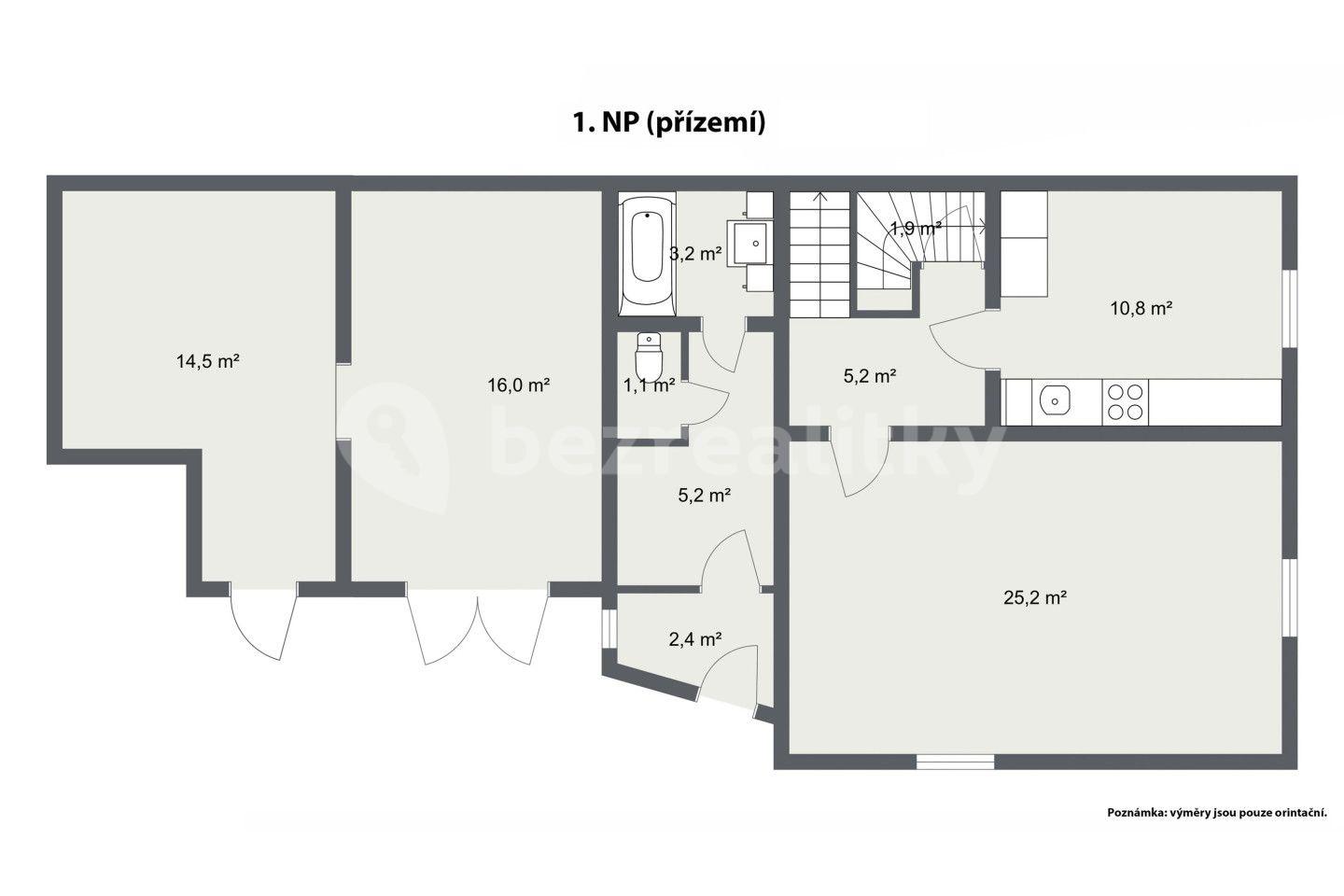 Prodej domu 77 m², pozemek 852 m², Na stráni, Kraslice, Karlovarský kraj