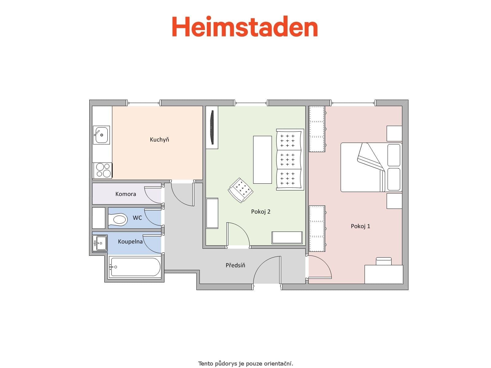 Pronájem bytu 2+1 56 m², Zakladatelská, Karviná, Moravskoslezský kraj Pronájem bytu 2+1 56 m², Zakladatelská, Karviná, Moravskoslezský kraj