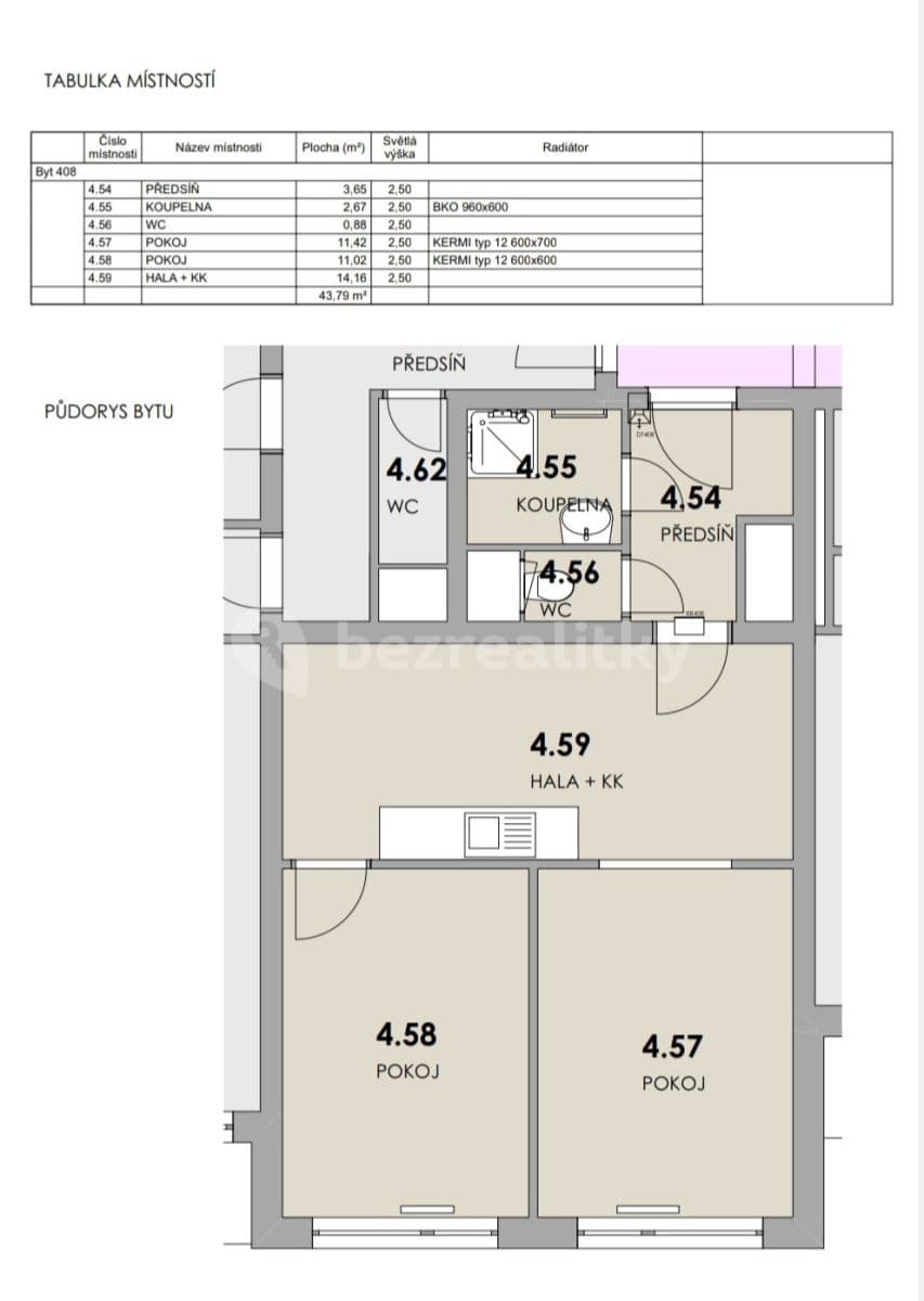 Prodej bytu 2+kk 44 m², Mráčkova, Praha, Praha