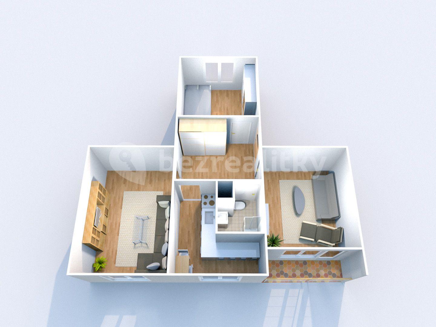 Prodej bytu 3+1 66 m², Svojsíkova, Ústí nad Labem, Ústecký kraj