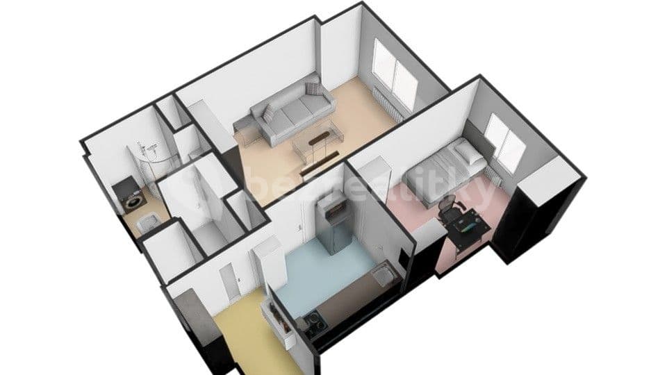 Pronájem bytu 2+1 • 46 m² bez realitky