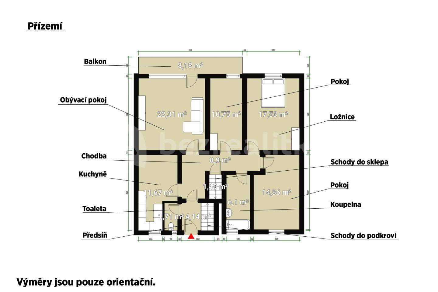 Prodej domu 97 m², pozemek 830 m², Hlohovice, Plzeňský kraj