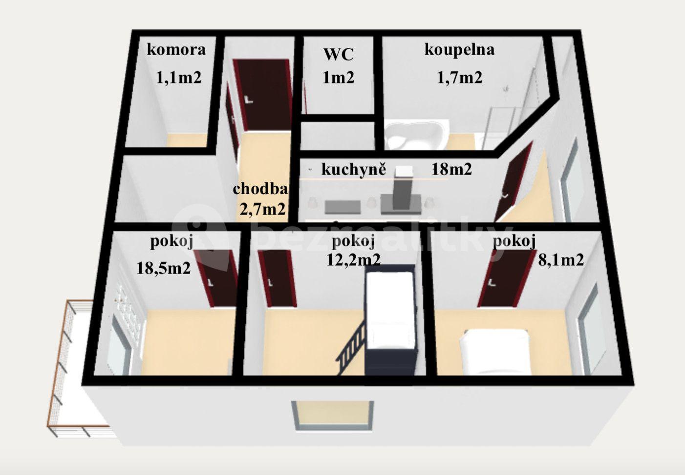 Prodej bytu 3+1 64 m², Za Universitou, Dobruška, Královéhradecký kraj