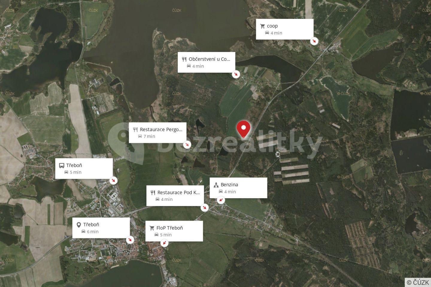 Prodej pozemku 1.440 m², Třeboň, Jihočeský kraj