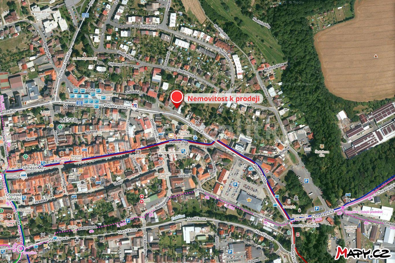 Prodej domu 83 m², pozemek 464 m², Dukelská, Domažlice, Plzeňský kraj