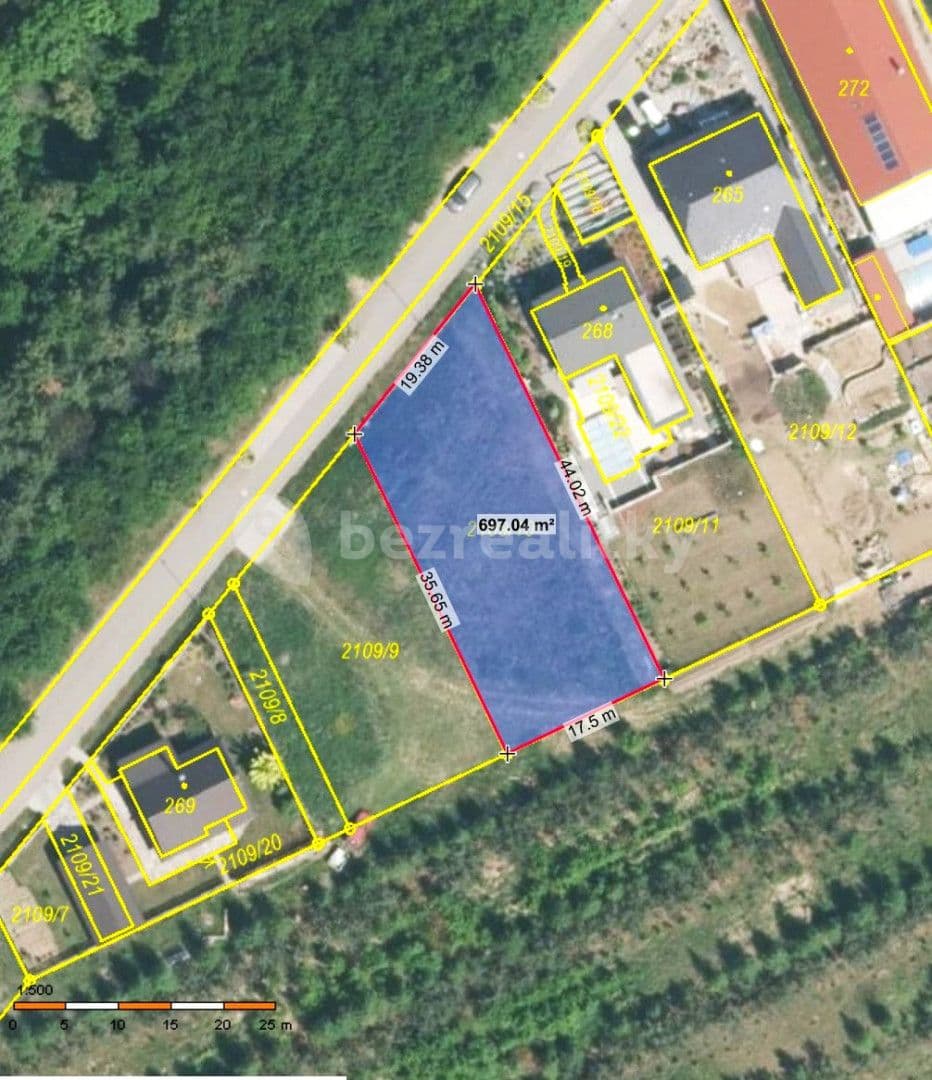 Prodej pozemku 697 m², Chvalkovice, Jihomoravský kraj