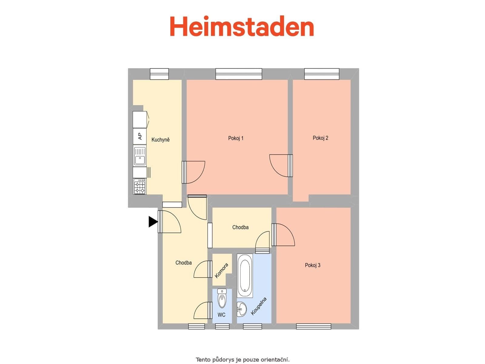 Pronájem bytu 3+1 68 m², Boženy Němcové, Havířov, Moravskoslezský kraj Pronájem bytu 3+1 68 m², Boženy Němcové, Havířov, Moravskoslezský kraj