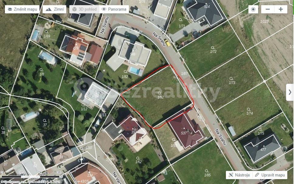 Prodej pozemku 932 m², Na svahu, Radonice, Středočeský kraj
