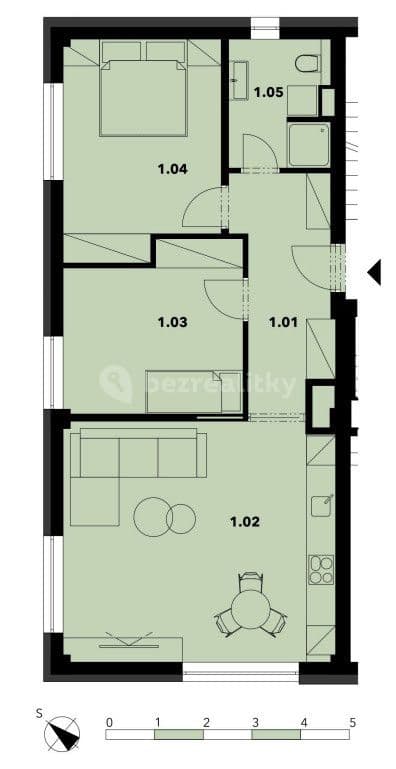 Prodej bytu 3+kk 71 m², Dubová, Karlovy Vary, Karlovarský kraj