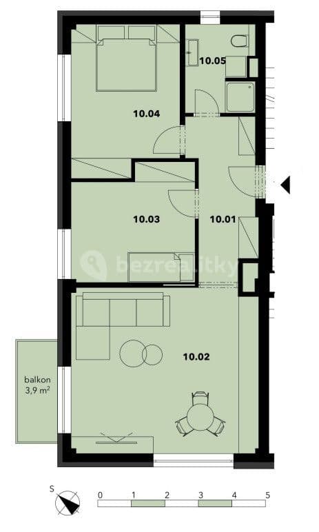 Prodej bytu 3+kk 71 m², Dubová, Karlovy Vary, Karlovarský kraj