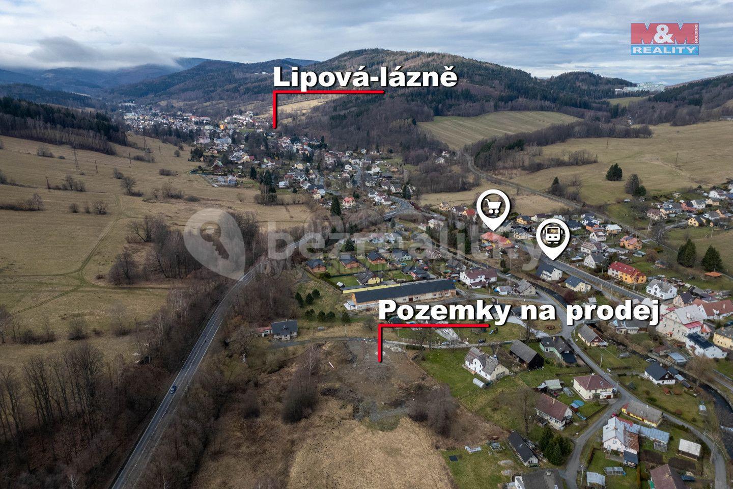Prodej pozemku 708 m², Lipová-lázně, Olomoucký kraj