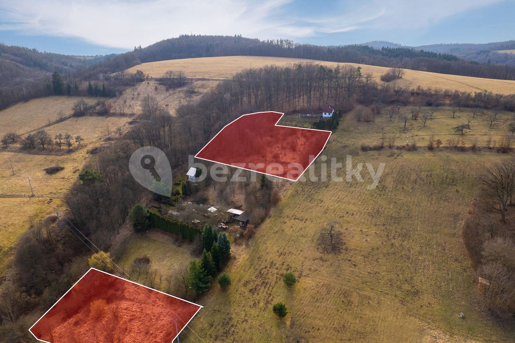 Prodej pozemku 7.022 m², Svatá Kateřina, Šebrov-Kateřina, Jihomoravský kraj