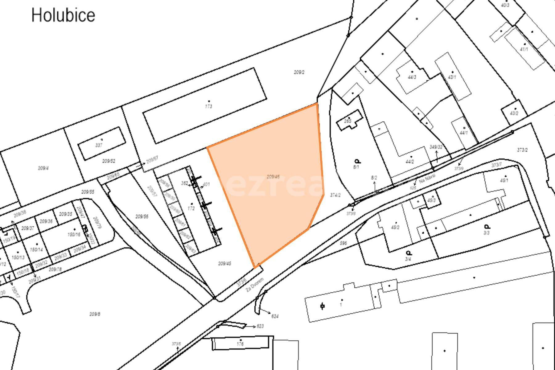 Prodej pozemku 2.412 m², Holubice, Holubice, Středočeský kraj