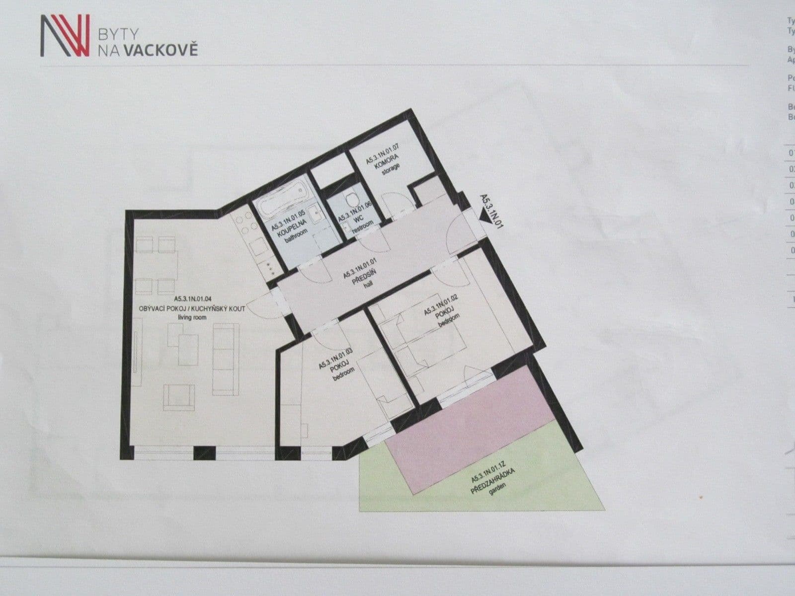 Pronájem bytu 3+kk 77 m², Olgy Havlové, Praha, Praha Pronájem bytu 3+kk 77 m², Olgy Havlové, Praha, Praha