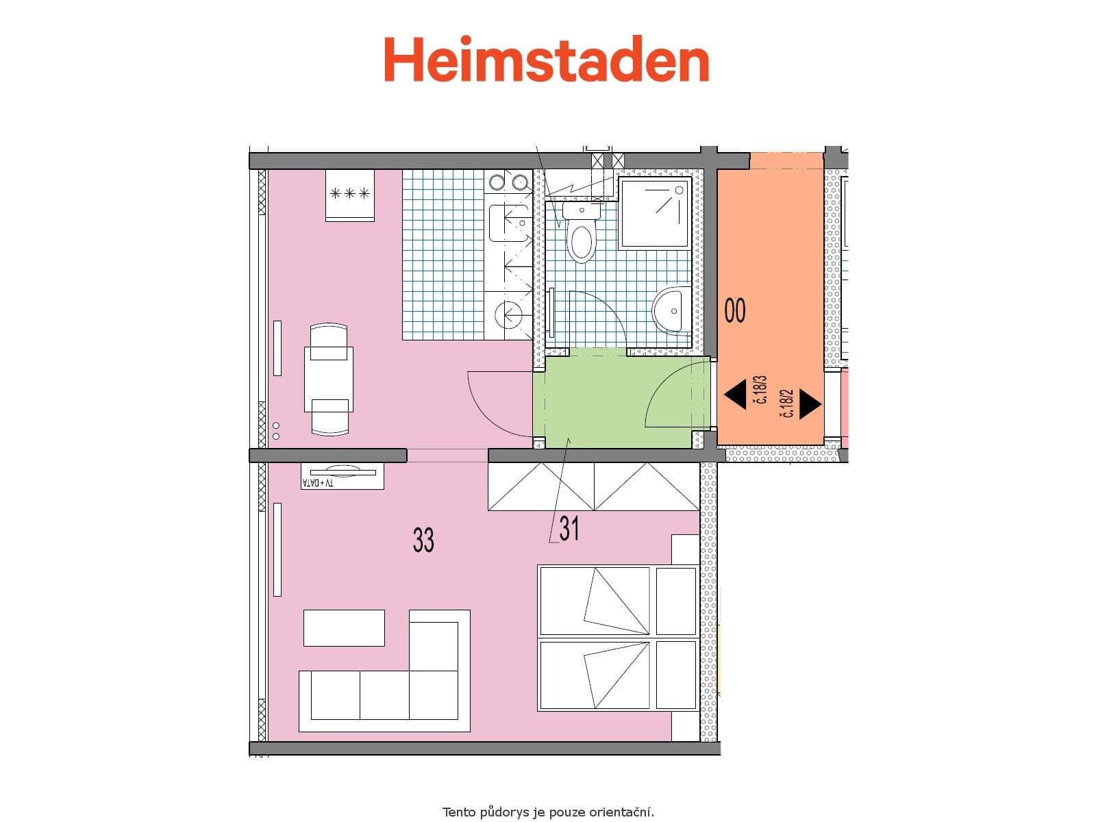 Pronájem bytu 1+kk 34 m², Slovenská, Karviná, Moravskoslezský kraj Pronájem bytu 1+kk 34 m², Slovenská, Karviná, Moravskoslezský kraj