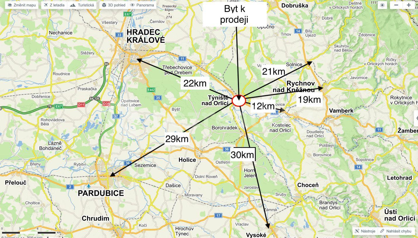 Prodej pozemku 4.687 m², Týniště nad Orlicí, Královéhradecký kraj