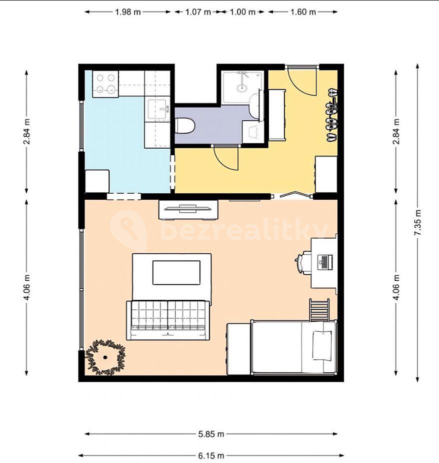 Pronájem bytu 1+1 40 m², Soukenická, Liberec, Liberecký kraj