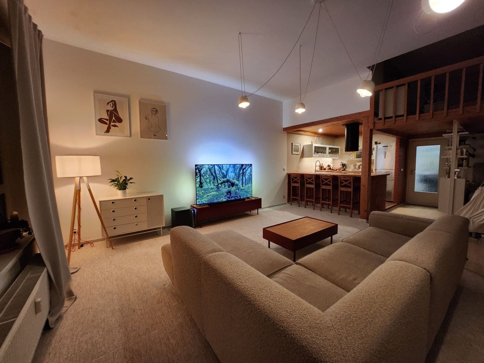 Pronájem bytu 1+kk 62 m², Novobohdalecká, Praha, Praha Pronájem bytu 1+kk 62 m², Novobohdalecká, Praha, Praha