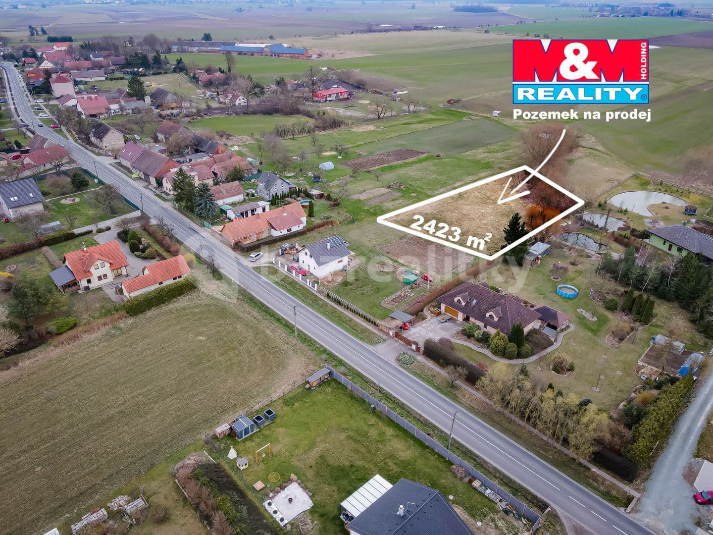 Prodej pozemku 2.423 m², Králova Lhota, Královéhradecký kraj