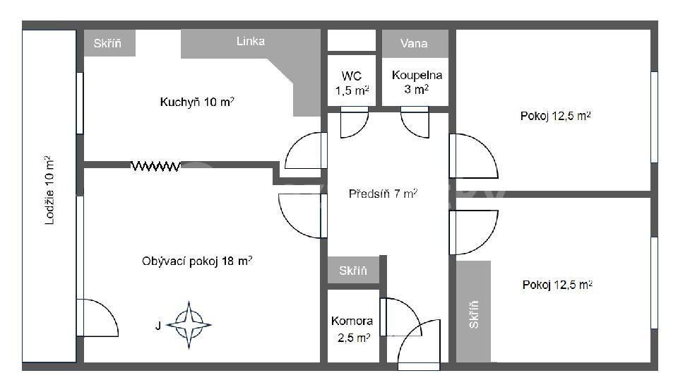 Prodej bytu 3+1 70 m², Janouchova, Praha, Praha
