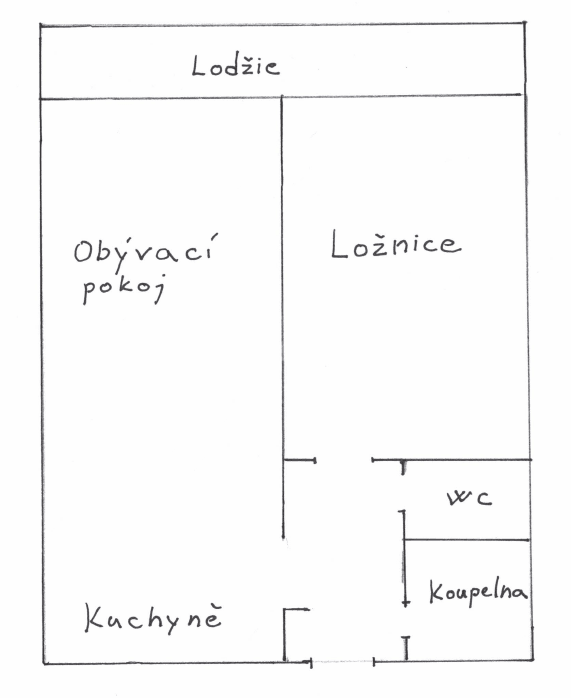 Pronájem bytu 2+kk 40 m², Svojetická, Praha, Praha Pronájem bytu 2+kk 40 m², Svojetická, Praha, Praha