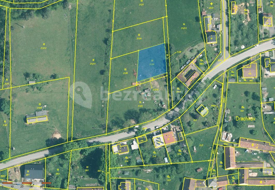 Prodej pozemku 949 m², Drachkov, Jihočeský kraj