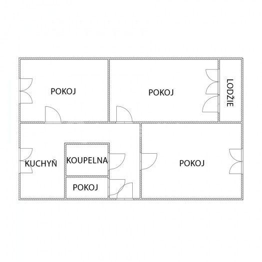 Prodej bytu 3+1 72 m², Horova, Karviná, Moravskoslezský kraj