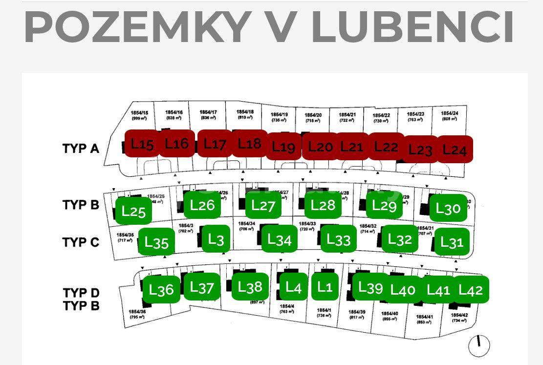 Prodej pozemku 717 m², Lubenec, Ústecký kraj