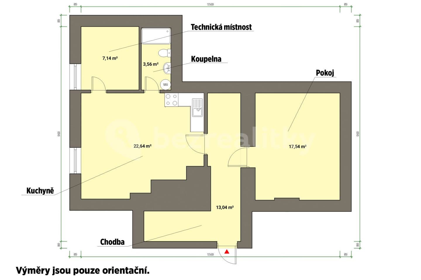 Prodej nebytového prostoru 52 m², Textilní, Aš, Karlovarský kraj