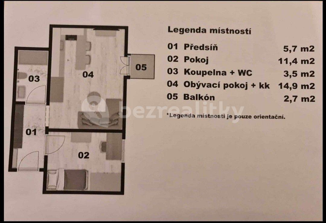 Pronájem bytu 2+kk 42 m², Na Větřáku, Jedovnice, Jihomoravský kraj