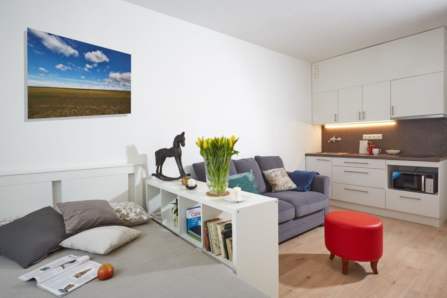 Pronájem bytu 1+kk 28 m², K Barrandovu, Praha, Praha Pronájem bytu 1+kk 28 m², K Barrandovu, Praha, Praha