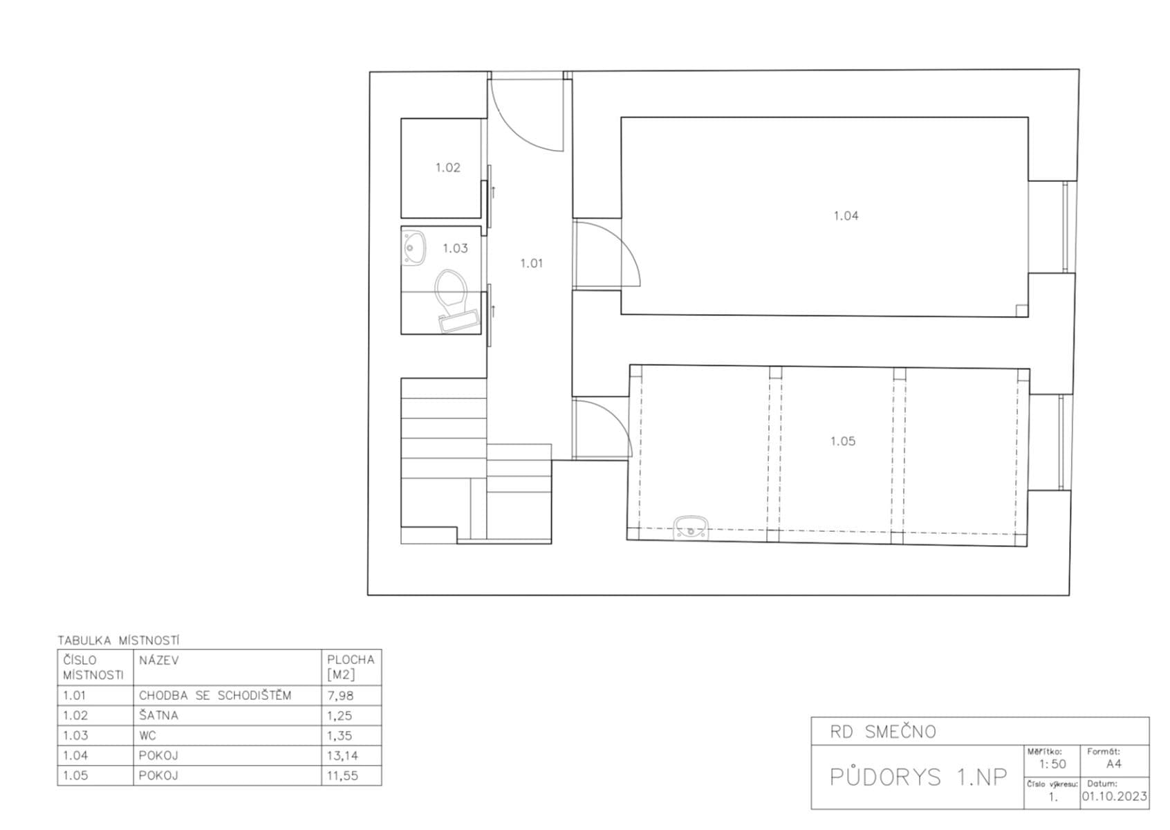 Prodej domu 57 m², pozemek 9 m², Krátká, Smečno, Středočeský kraj Prodej domu 57 m², pozemek 9 m², Krátká, Smečno, Středočeský kraj