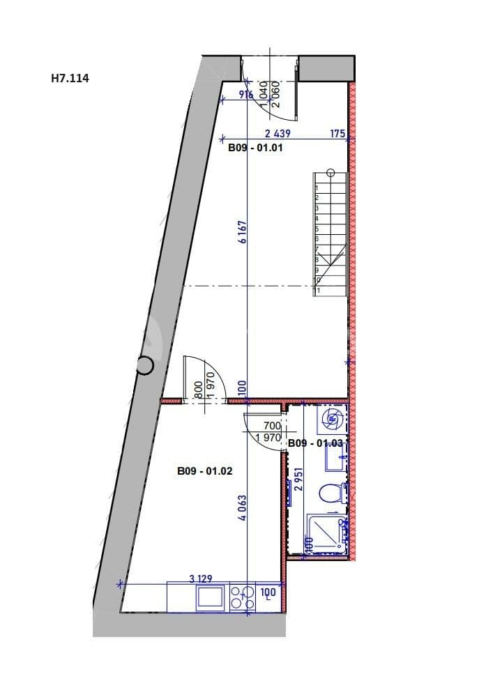 Pronájem bytu 1+1 30 m², Hybešova, Brno, Jihomoravský kraj Pronájem bytu 1+1 30 m², Hybešova, Brno, Jihomoravský kraj