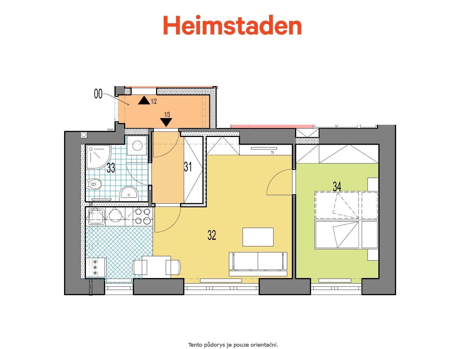 Pronájem bytu 2+kk 36 m², U Nádraží, Havířov, Moravskoslezský kraj Pronájem bytu 2+kk 36 m², U Nádraží, Havířov, Moravskoslezský kraj