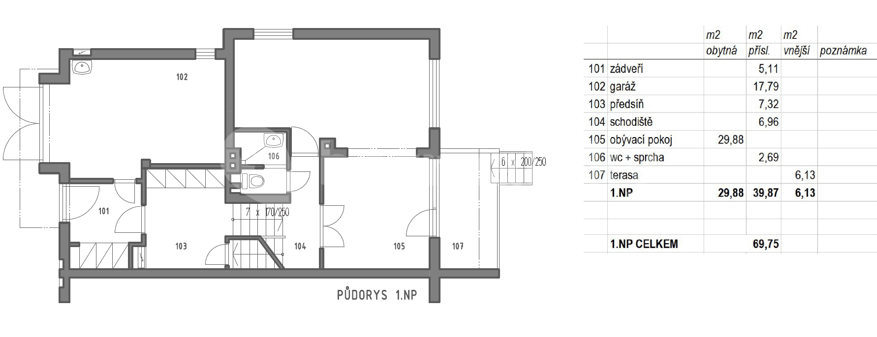 Prodej domu 176 m², pozemek 376 m², Jedlová, Ostrava, Moravskoslezský kraj