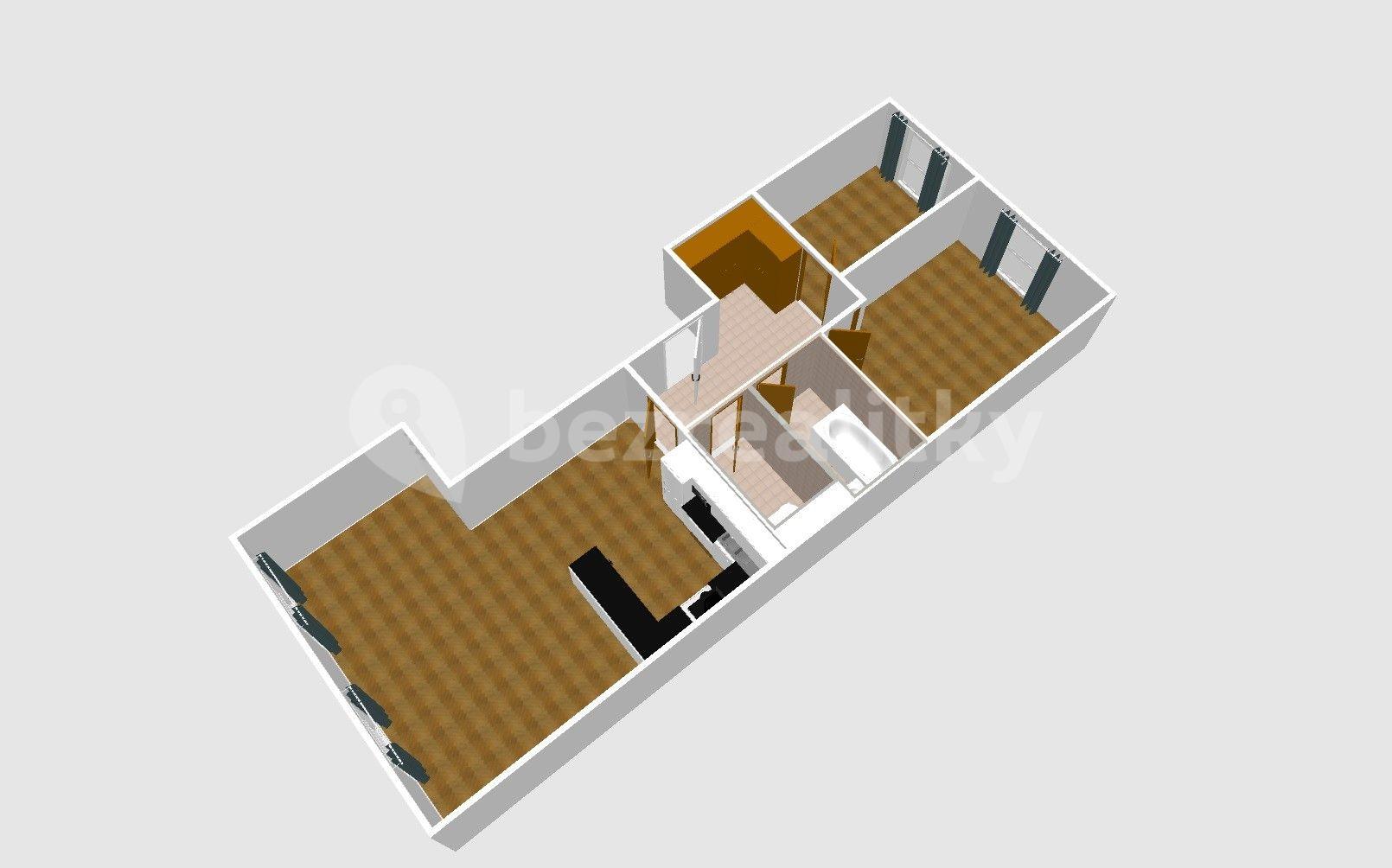 Pronájem bytu 3+kk 70 m², Masarykova, Lysá nad Labem, Středočeský kraj