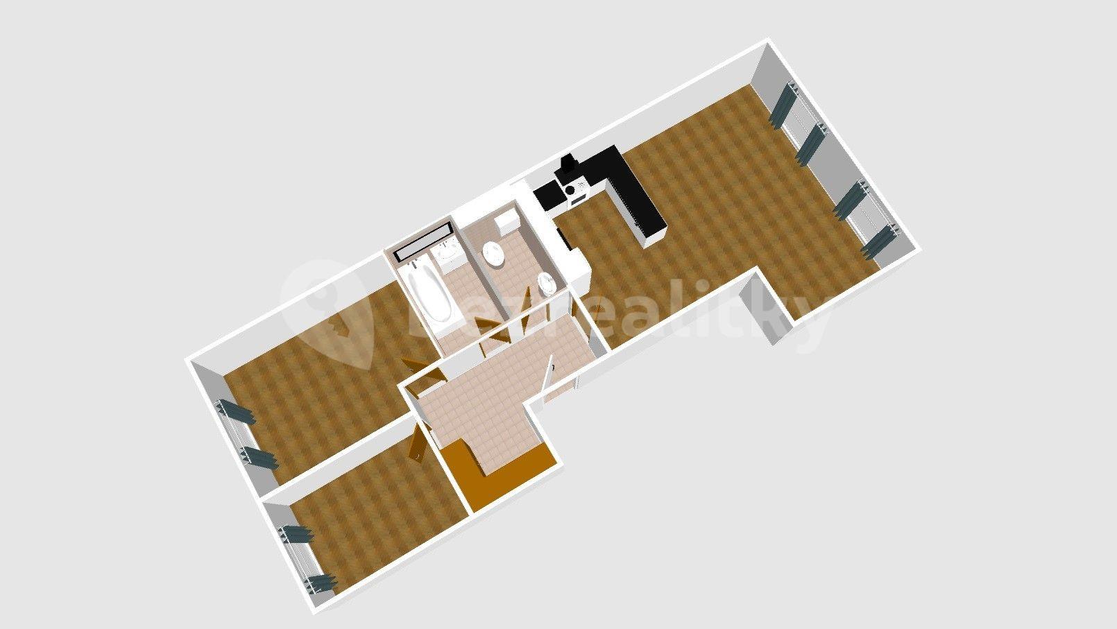 Pronájem bytu 3+kk 70 m², Masarykova, Lysá nad Labem, Středočeský kraj