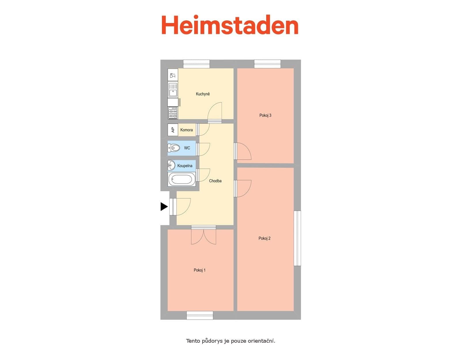 Pronájem bytu 3+1 75 m², Gregorova, Ostrava, Moravskoslezský kraj Pronájem bytu 3+1 75 m², Gregorova, Ostrava, Moravskoslezský kraj