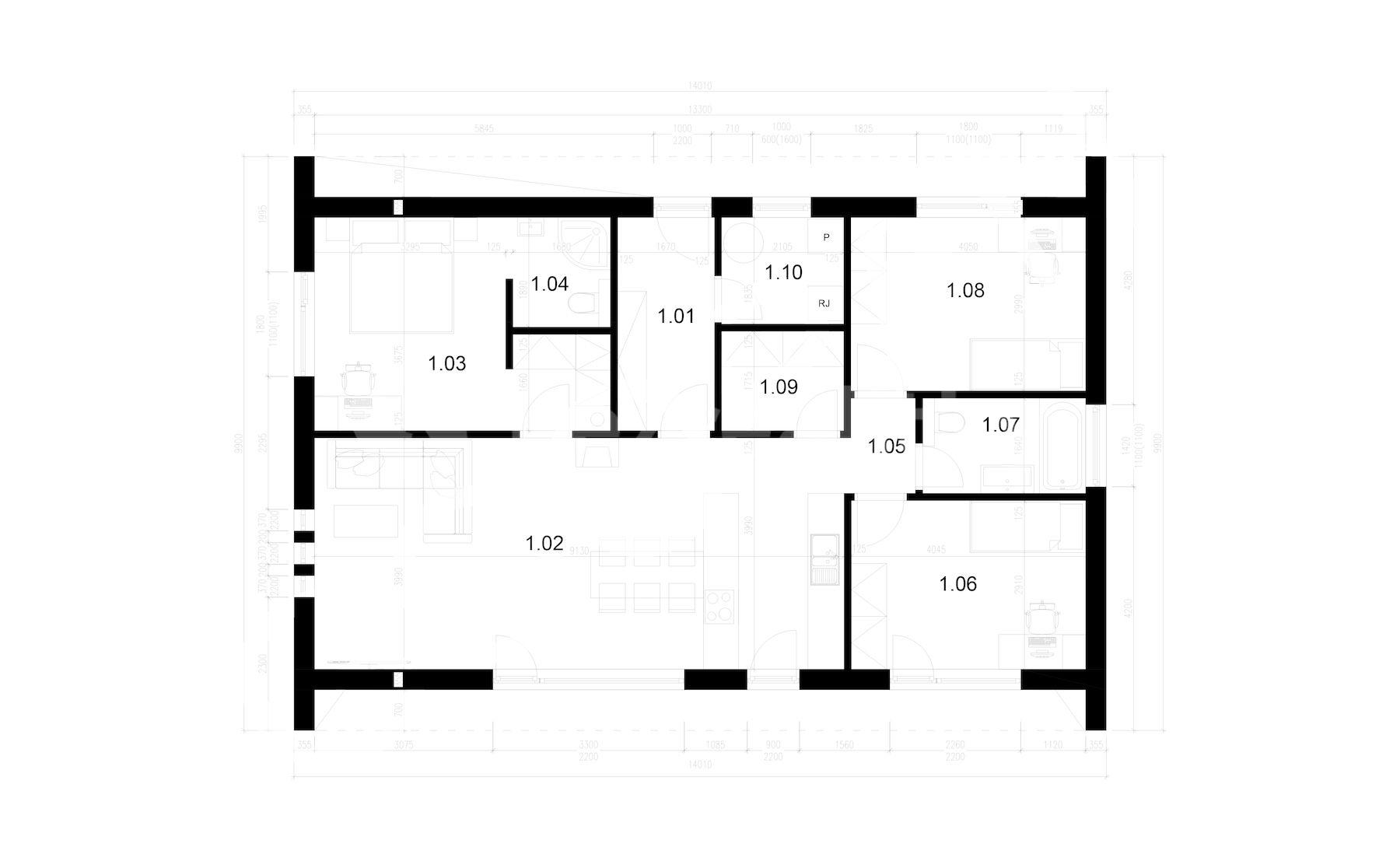 Prodej domu 104 m², pozemek 548 m², Ke Spálence, Dolany, Středočeský kraj