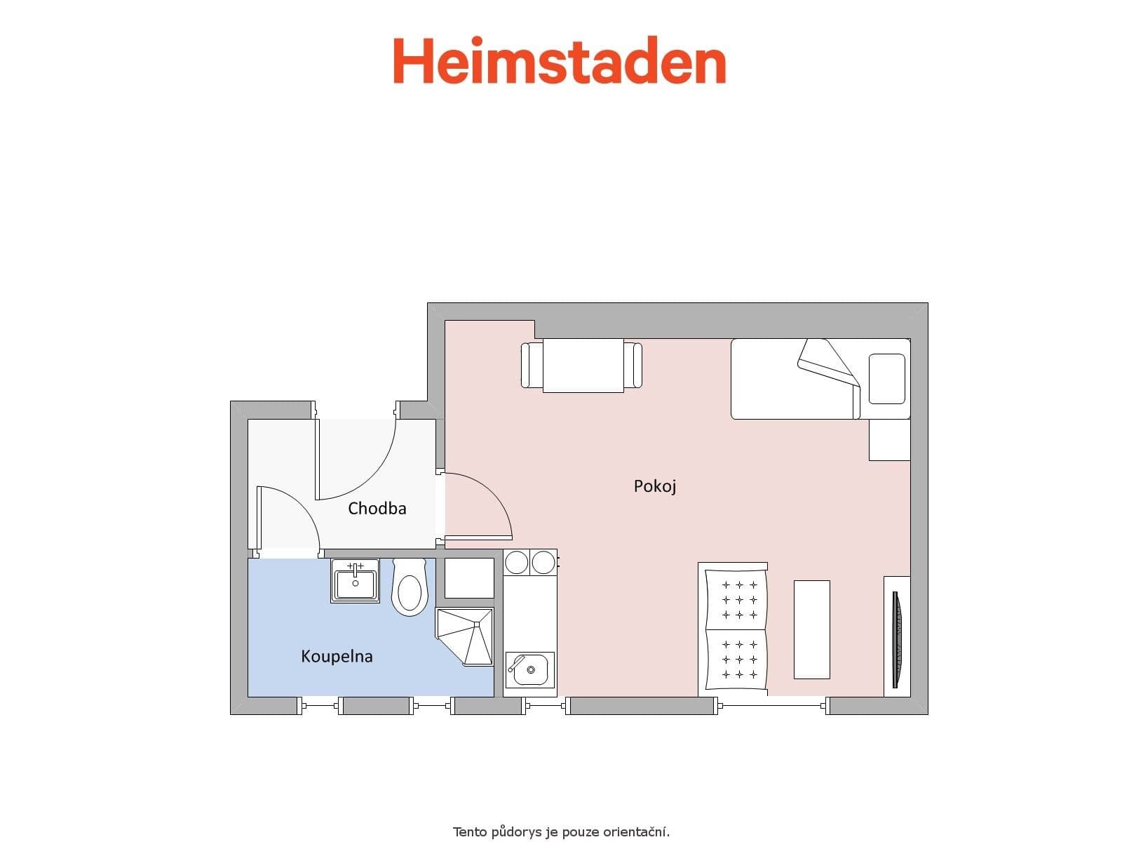 Pronájem bytu 1+kk 28 m², Klimšova, Havířov, Moravskoslezský kraj Pronájem bytu 1+kk 28 m², Klimšova, Havířov, Moravskoslezský kraj