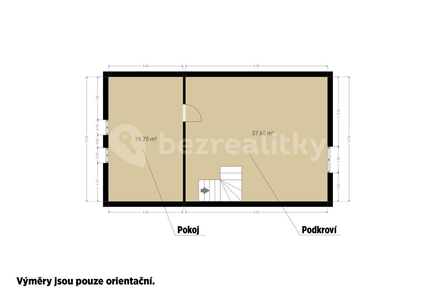 Prodej domu 87 m², pozemek 900 m², Verušičky, Karlovarský kraj