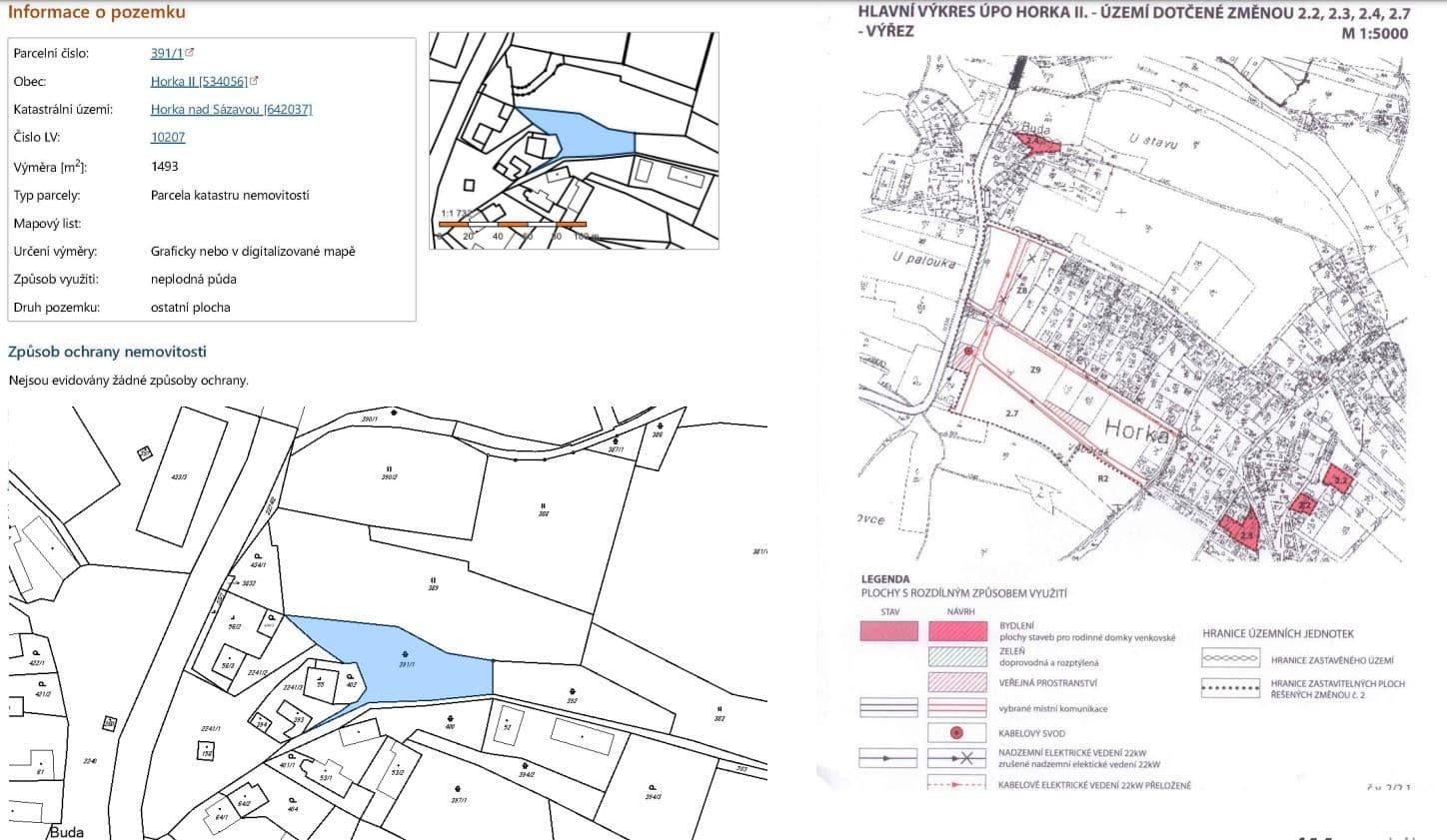 Prodej pozemku 1.493 m², Horka II, Středočeský kraj Prodej pozemku 1.493 m², Horka II, Středočeský kraj
