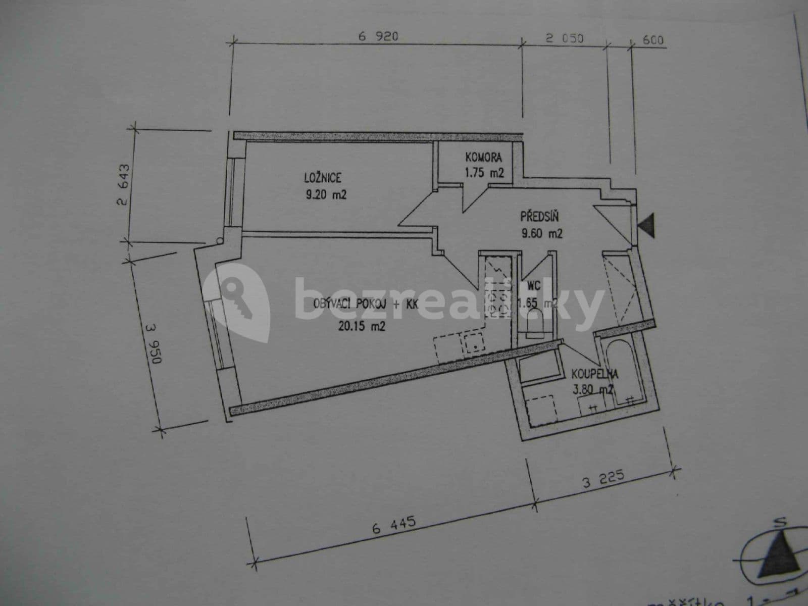 Pronájem bytu 2+kk 44 m², Rižská, Praha, Praha Pronájem bytu 2+kk 44 m², Rižská, Praha, Praha