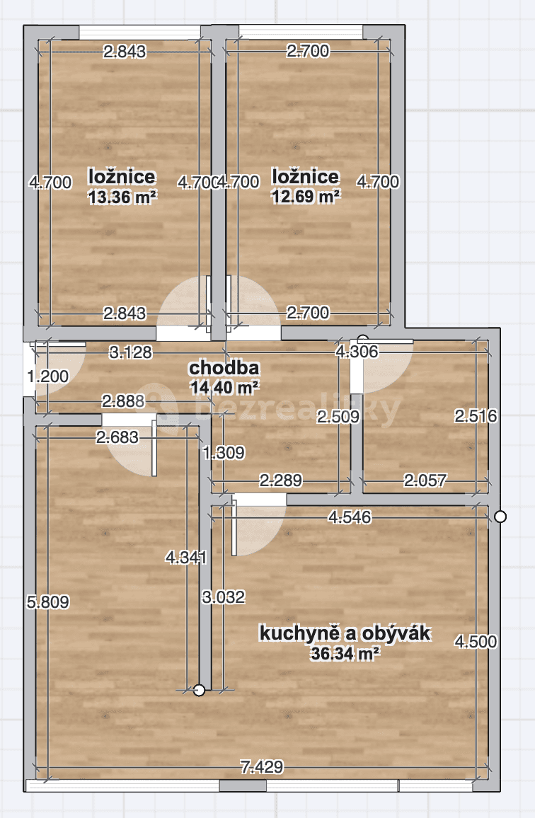 Prodej bytu 3+1 65 m², Katovická, Praha, Praha