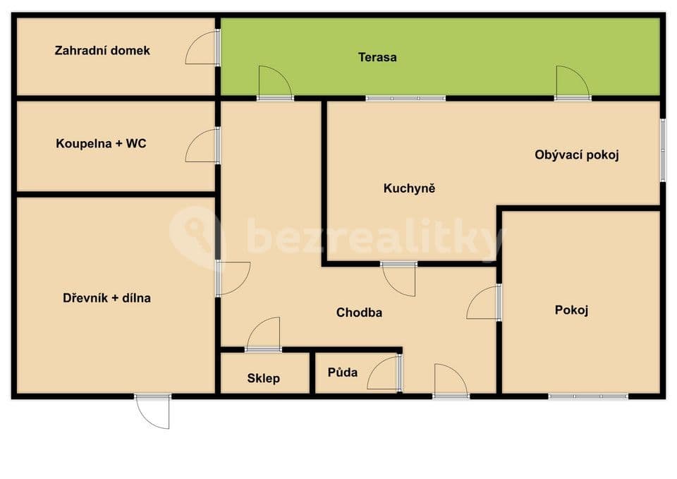 Prodej domu 89 m², pozemek 1.825 m², Nová Bystřice, Jihočeský kraj