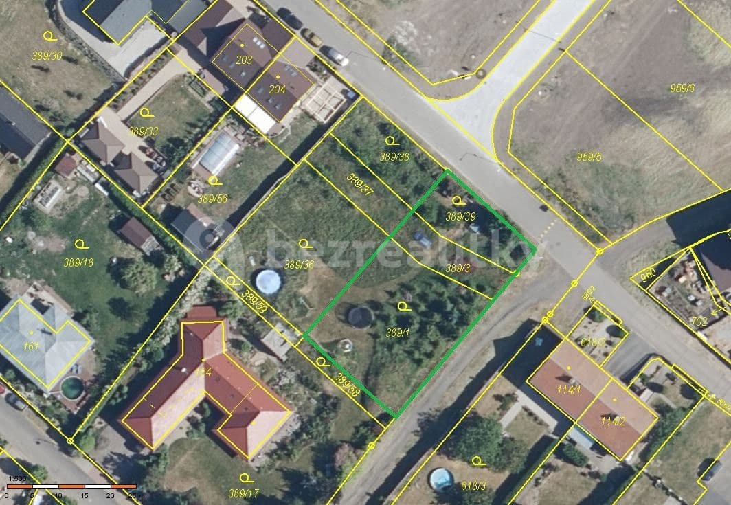 Prodej pozemku 975 m², Hrušovany, Ústecký kraj