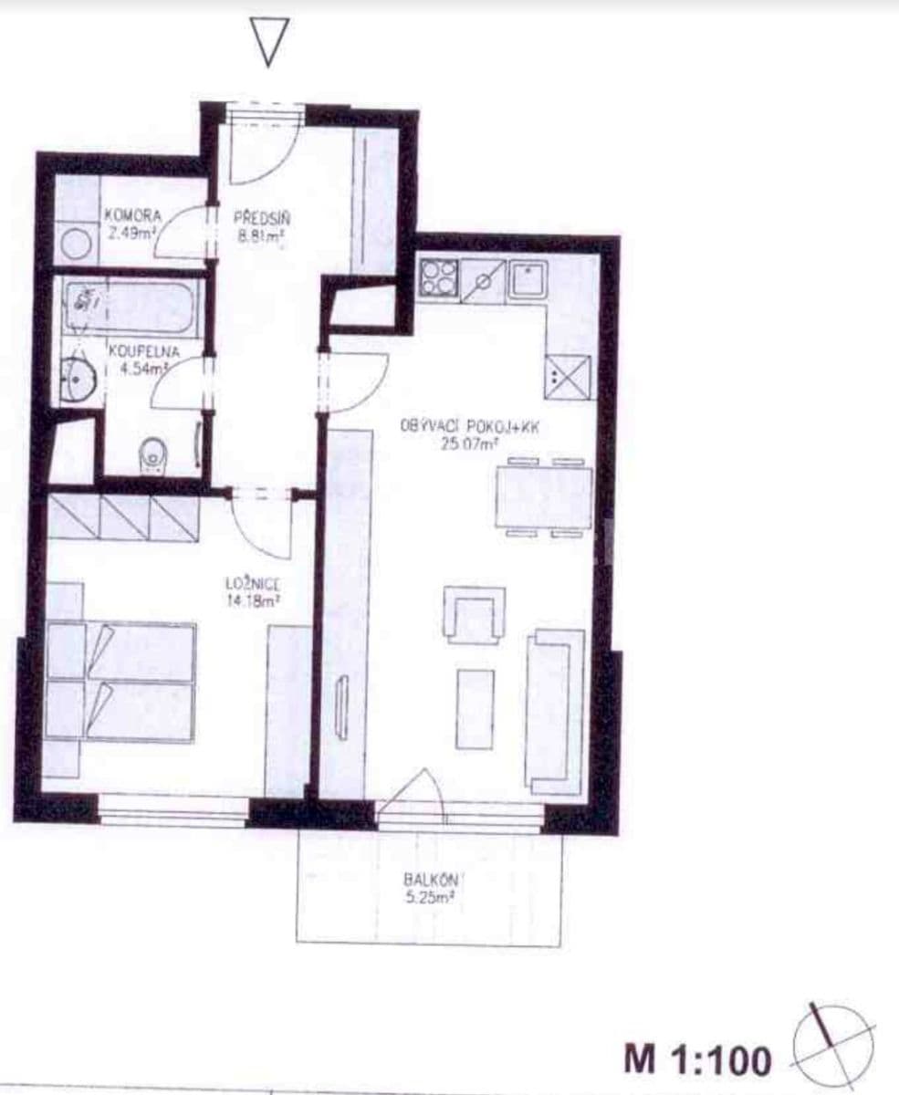Pronájem bytu 2+kk 55 m², Bratislavská, Praha, Praha Pronájem bytu 2+kk 55 m², Bratislavská, Praha, Praha