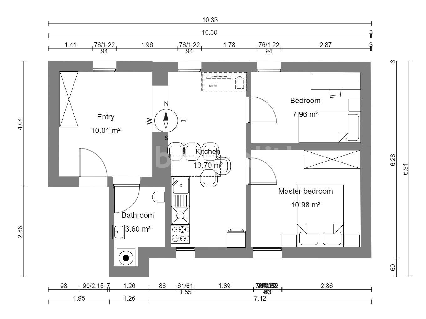 Pronájem bytu 3+kk 60 m², Pražská, Unhošť, Středočeský kraj